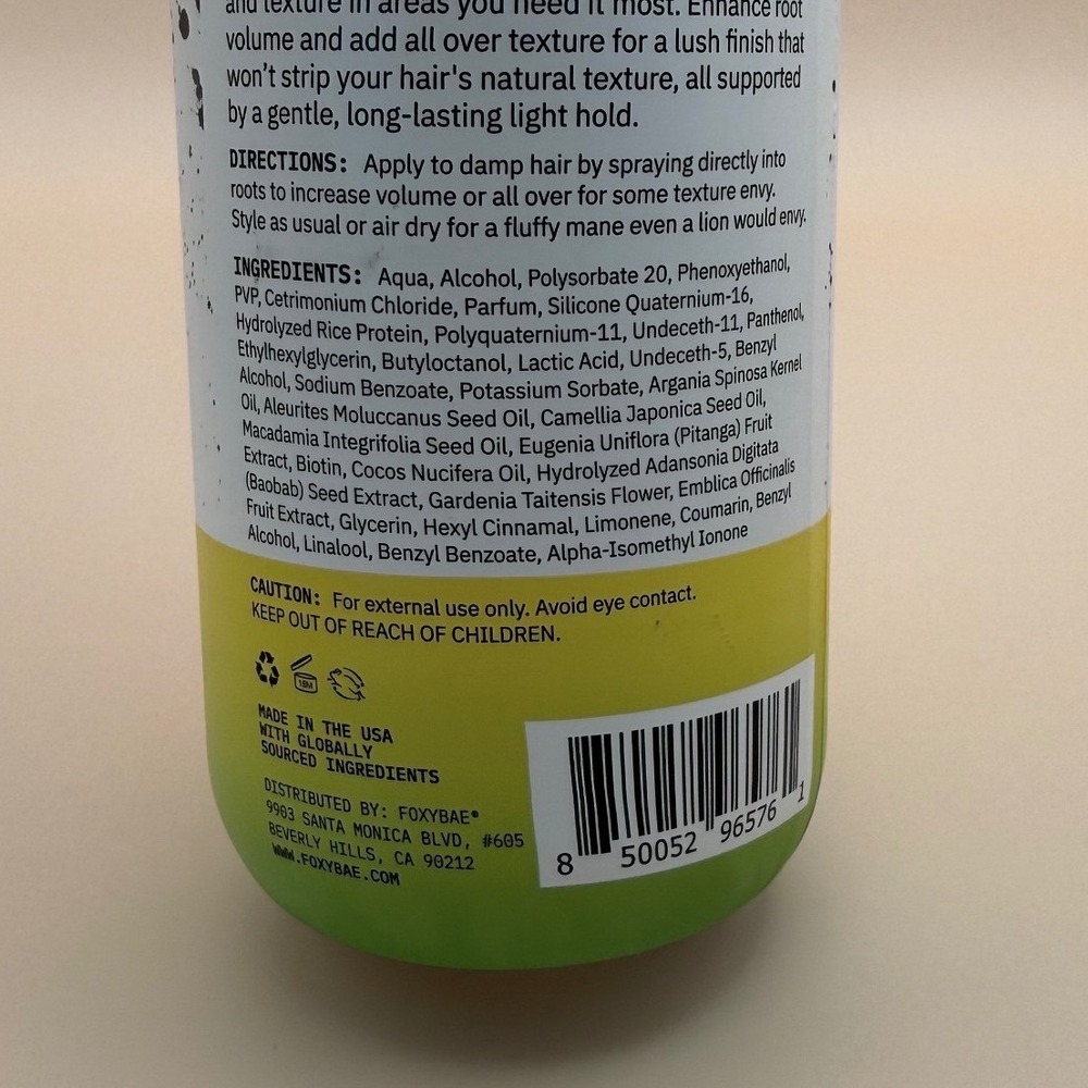 FoxyBae Gimme More Leave-In Conditioner Spray 8oz 12-in-1 Sulfate Free NIB - Picture 4 of 4
